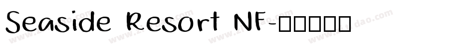 Seaside Resort NF字体转换
